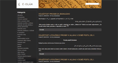 Desktop Screenshot of e-islam.cz