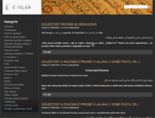 Tablet Screenshot of e-islam.cz